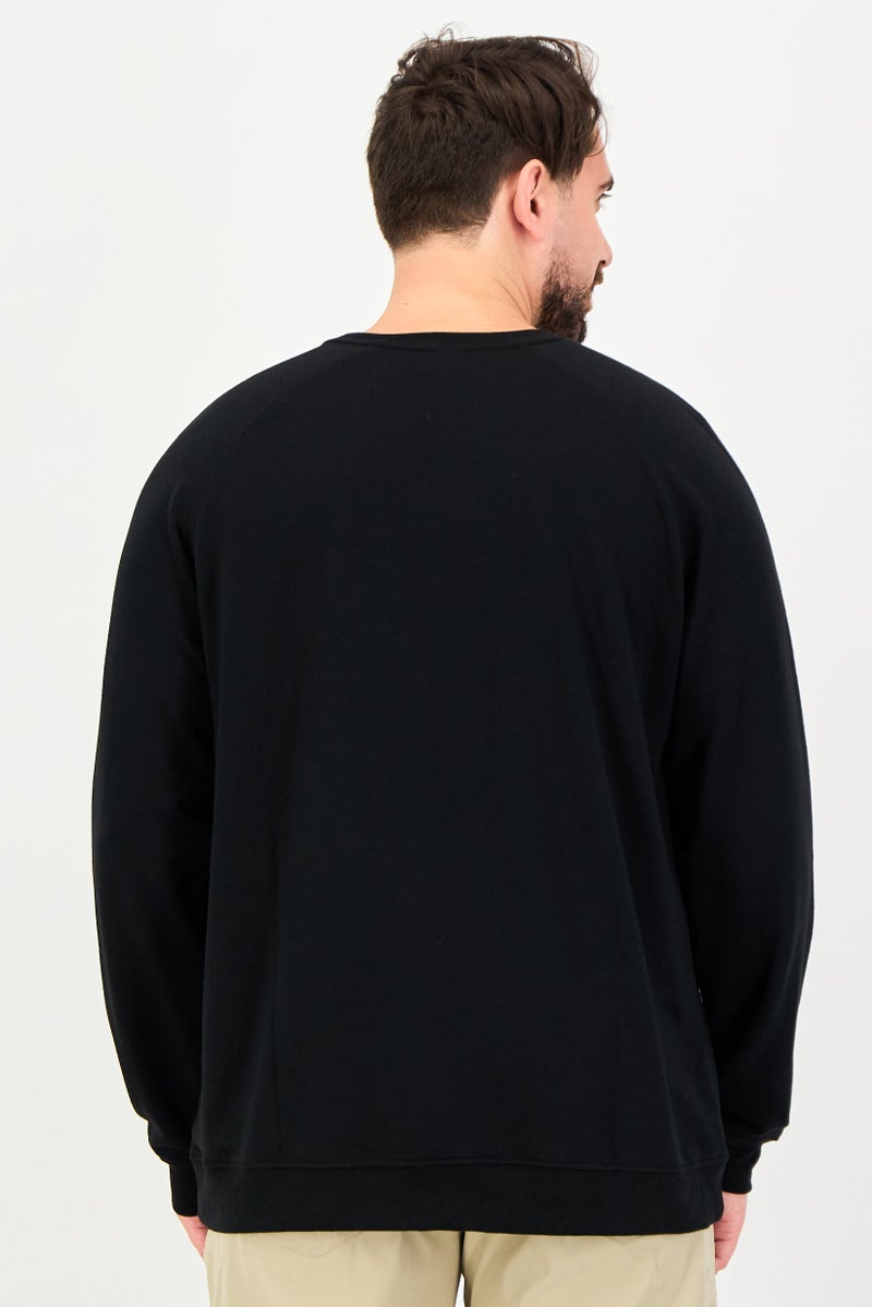 90 Degree By Reflex Men Sportswear Fit Long Sleeve Outdoor T-Shirt, Black - Image 2